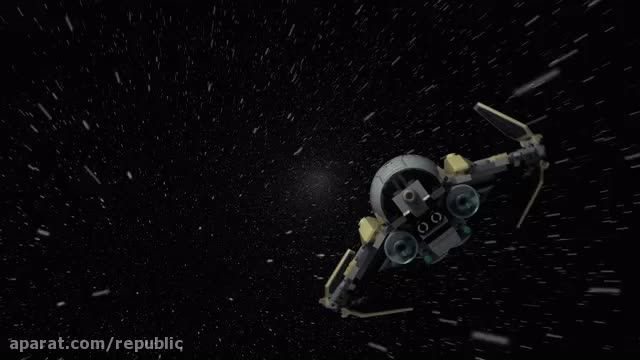 LEGO Star Wars Jedi Interceptor 75038 Animated in 4K