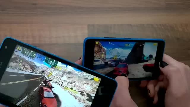 بررسی اجرای بازی بر روی دو گوشی Lumia 640 و Lumia 535