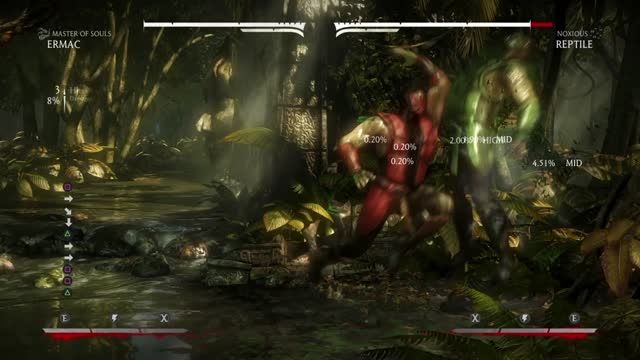 کمبو 35% درصدی با Erac در بازی Mortal Kombat X