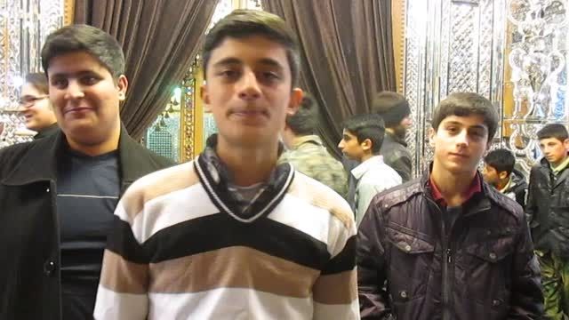 فیلم دانش آموزان دبیرستان عبدالوهاب محمدی راهیان نور