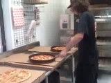 برش و بسته بندی حرفه ای پیتزا