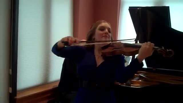 ویولن از راشل بارتون - Brahms Lullaby