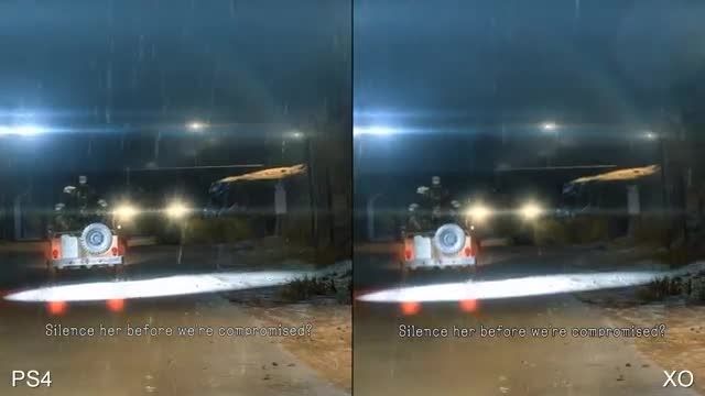 Ground Zeroes - PS4 vs. Xbox One Comparison - YouTube