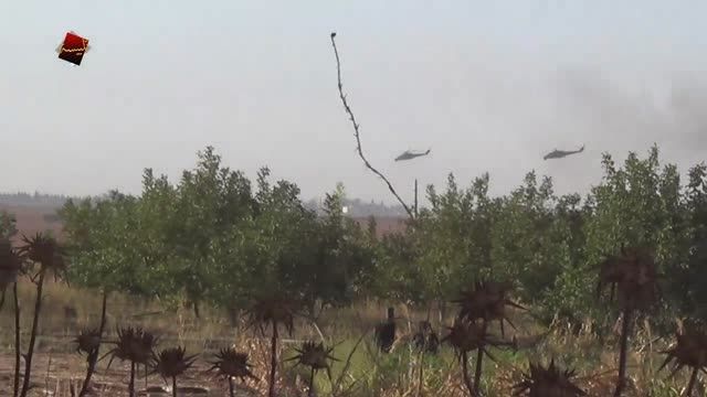 عملیات بالگرد های تهاجمی روسیه در حمص (Mil-۲۴ Hind)