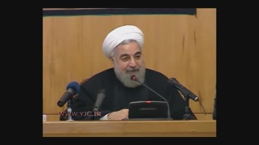 روضه خوانی امروز رئیس جمهور روحانی در هیئت دولت