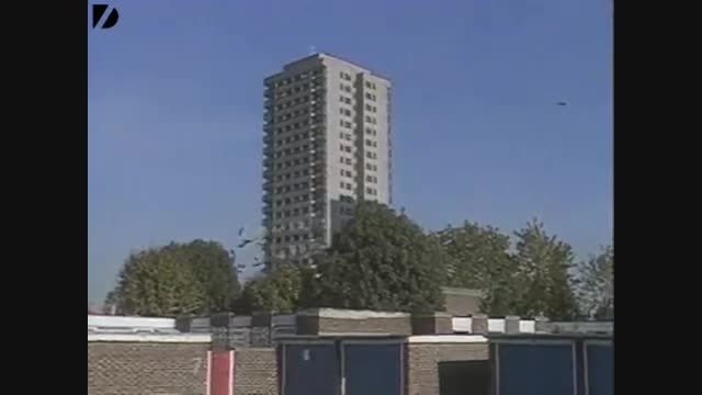 تخریبی ناموفق ساختمانی فرسوده در لندن تاریخ 1985
