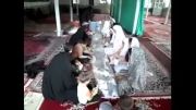 رمضان و حلیم نذری روستای تکه نهاوند1393
