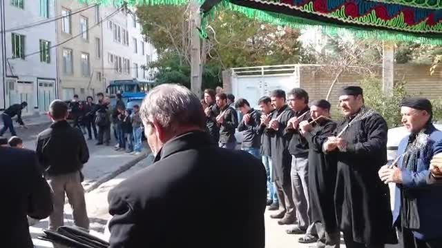 زنجیرزنی  دسته حسینیه حور در اردبیل