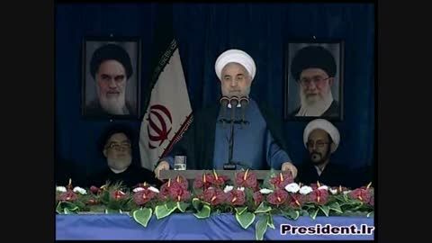سخنرانی دکتر روحانی در جمع مردم اصفهان (15 بهمن)