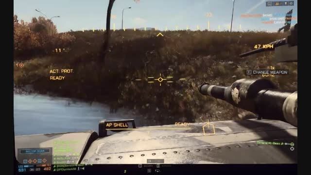 Battlefield 4 - Tank vs Attack Helicopter