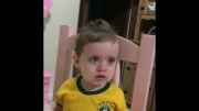 گریه کردن کودک برزیلی برای مصدومیت نیمار!!!