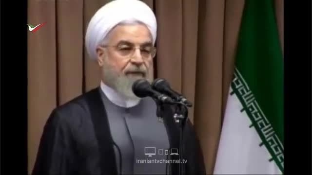 سخنرانی حسن روحانی در مراسم افطاری بیت رهبری
