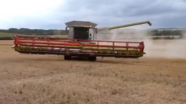Biggest combine harvester