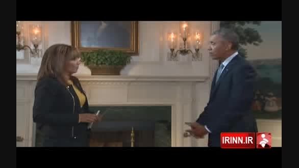 مصاحبه اوباما علیه ایران
