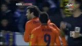 گل اول بارسلونا توسط ویا به آلاوز در جام حذفی