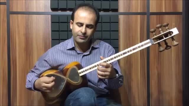 بنیادهای نوازندگی تار،محمدرضالطفی، 46، مضراب جهنده ی را