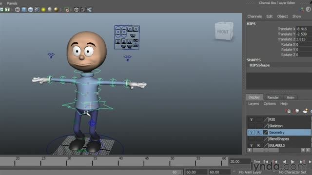 Lynda - Character Rigging in Maya with George Maestri