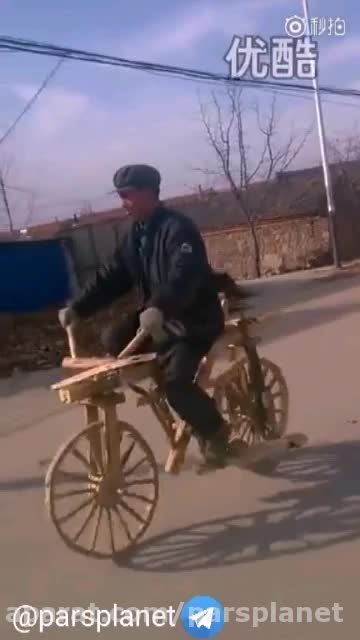 دوچرخه چوبی