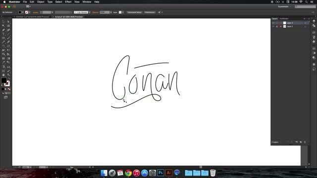 Illustrator tutorial Lettering  Logotype