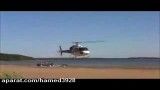 سقوط هلیکوپتر در دریا