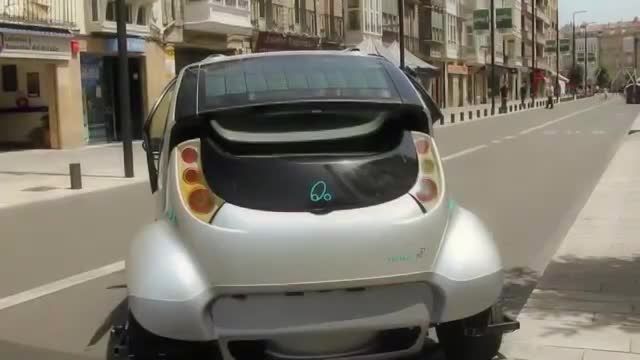 Hiriko folding electric car