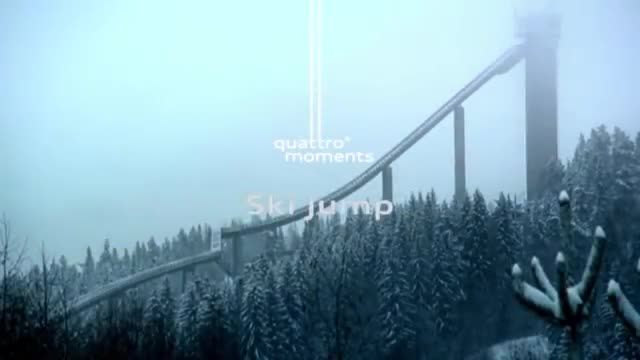 Ski quattro moments: Hanging tight