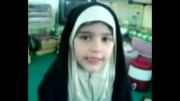 شعر خوانی دختر کوچک یک تازه مسلمان انقلابی شده روسی در خیمه عدالتخواهی طلبه سیرجانی