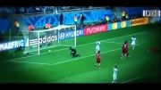 عملکرد مسی در جام جهانی 2014