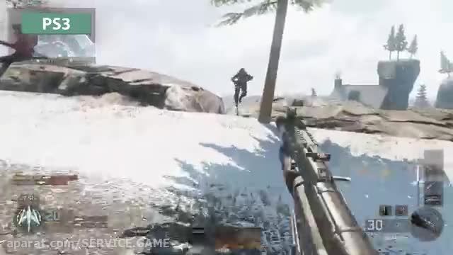 سرویس گیم: ویدئو : مقایسه ی گرافیکی بازی Call Of Duty