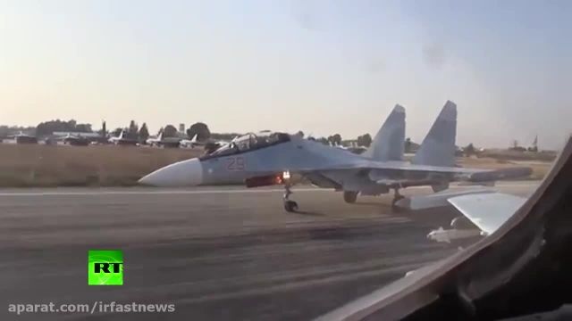 ویدیویی از داخل کابین هواپیماهایی که علیه داعش میجنگند