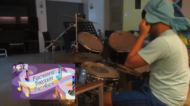 mlp friendship through the the ages drum cover