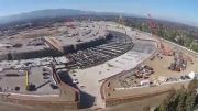 ویدیو هوایی جدید از پیشرفت های اخیر مقر آینده  شرکت اپل