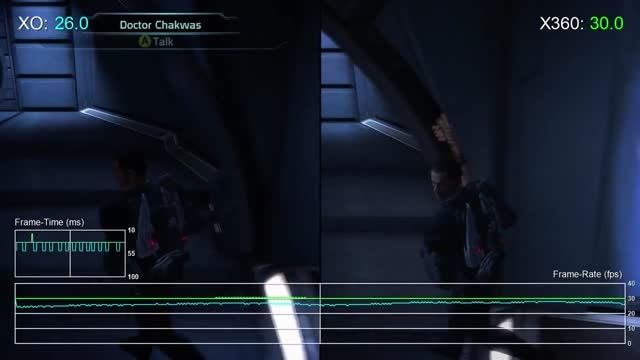 مقایسه میزان فریم ریت بازی Mass Effect