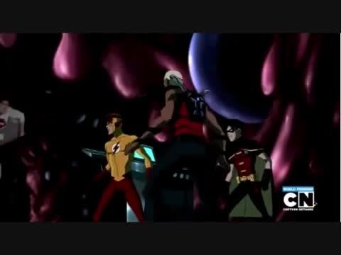 YJ - superboy vs. aqualad and robin and kid flash