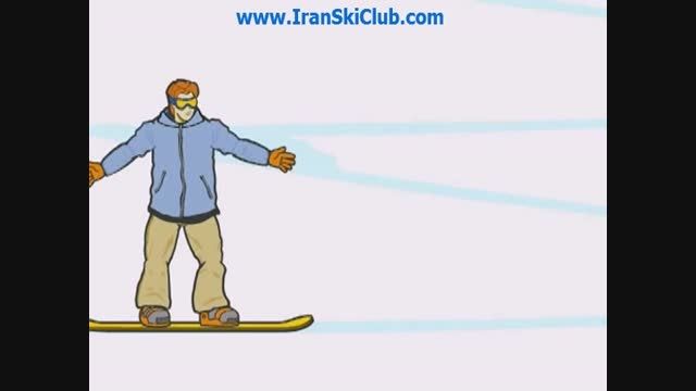 تکنیک تراورس بر روی لبه پاشنه در اسنوبوردسواری