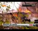 سقوط جنگنده آمریکایی در خانه ای در ایالت ویرجینیا