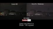 مقایسه تصویربرداری سونیA7s و کانن6D در شرایط نوری ضعیف
