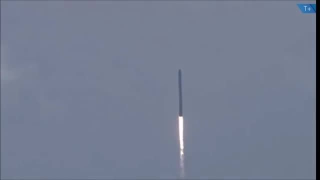 لحظه انفجار موشک امریکایی اسپیساکس فالکون