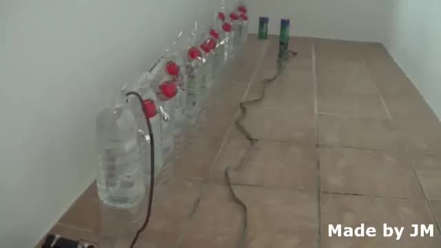 Plastic Bottle Capacitor Marx Generator