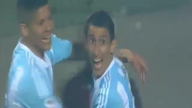 آرژانتین 3 - 1 پاراگوئه ( گل اول آنخل دیماریا)
