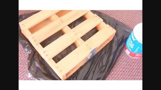 ساخت میز جلو مبلی با پالت های چوبی ارزان