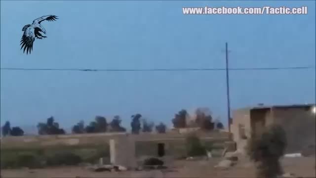 شلیک آتش بار سنگین TOS-1 بر سر دواعش در عراق