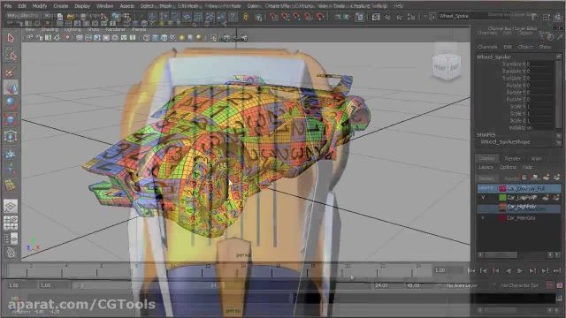 Real-Time Vehicle Creation in Maya and Silo