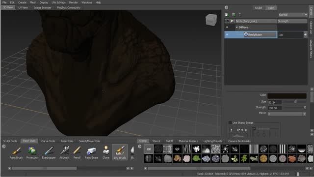 Digital Tutors - Your first Day Painting Textures in Mudbox 2014