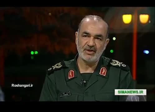سردارحسین سلامی:ایران از جنگ با آمریکا استقبال میکند...