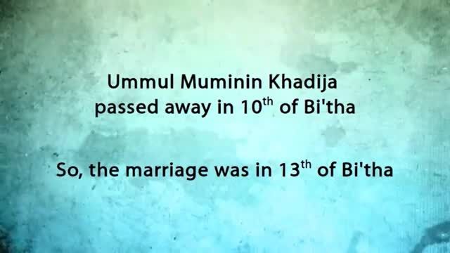 Age of Ummul Momineen Aisha at time of mrriage