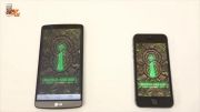 مقایسه سرعت گوشی های LG G۳ و iphone 5s