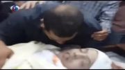 حمله به مراسم تشییع شهید بحرینی با گاز اشک آور + فیلم