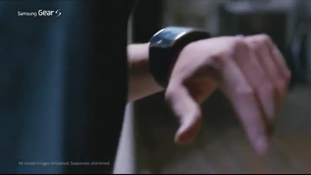 ویدیو تبلیغاتی سامسونگ از ساعت Gear s