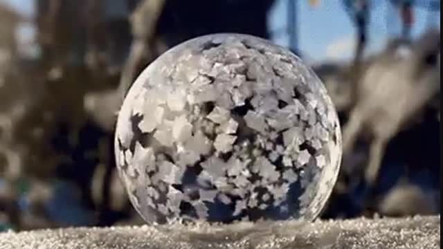 یخ زدن حباب
